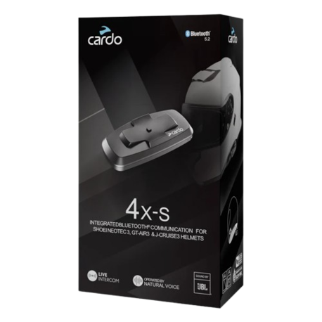 Cardo 4X-S - kypäräpuhelin SHOEI G3 kypäriin